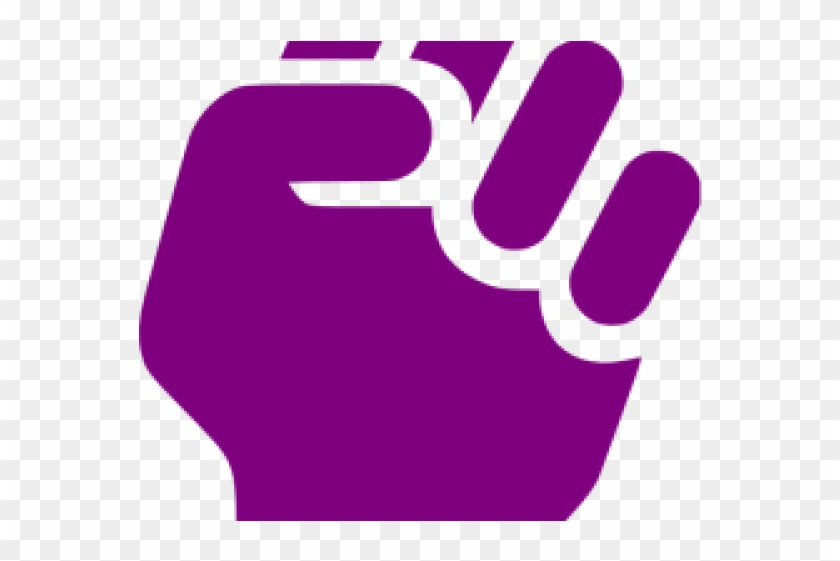 Fist Clipart Purple - Fist Icon Grey #984233