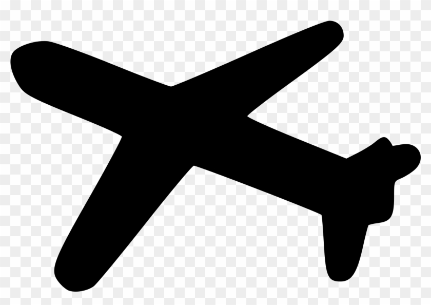 Fileaircraft Silhouette - Plane Silhouette Gif Png #984251