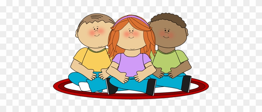 Kids Sitting On School Rug Clip Art - Criss Cross Applesauce Clip Art #984252