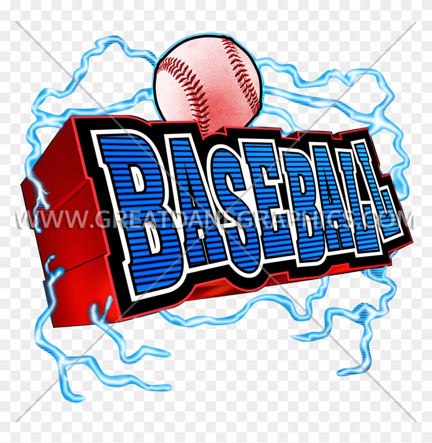 Baseball Logo Graphic Red White Blue T-shirt, Bb300031 #984338