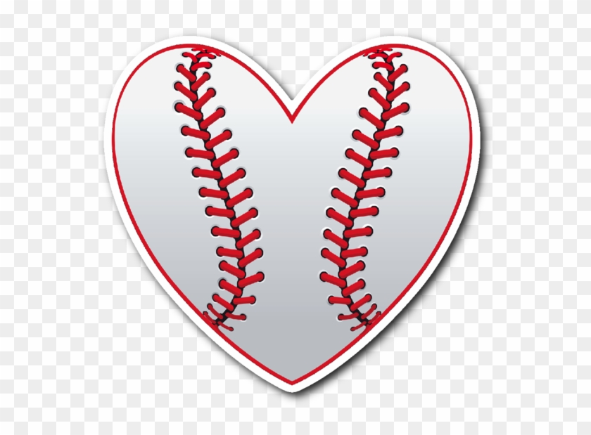 Love Baseball Vinyl Die Cut Sticker - Baseball Mom Svg Free #984351