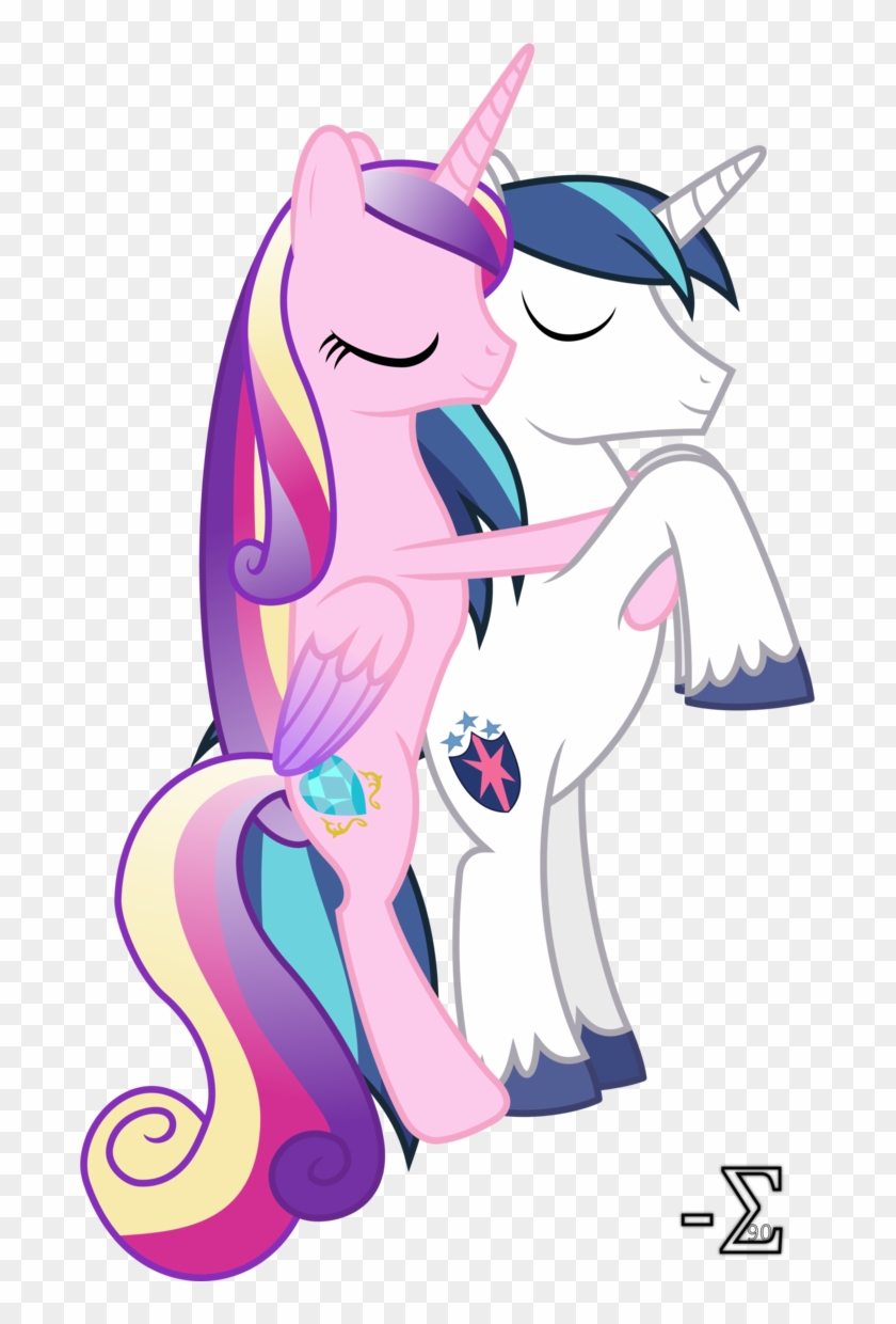 Princess Cadance And Shining Armour Sleeping By 90sigma - My Little Pony Princess Cadence And Shining Armor Love #984426