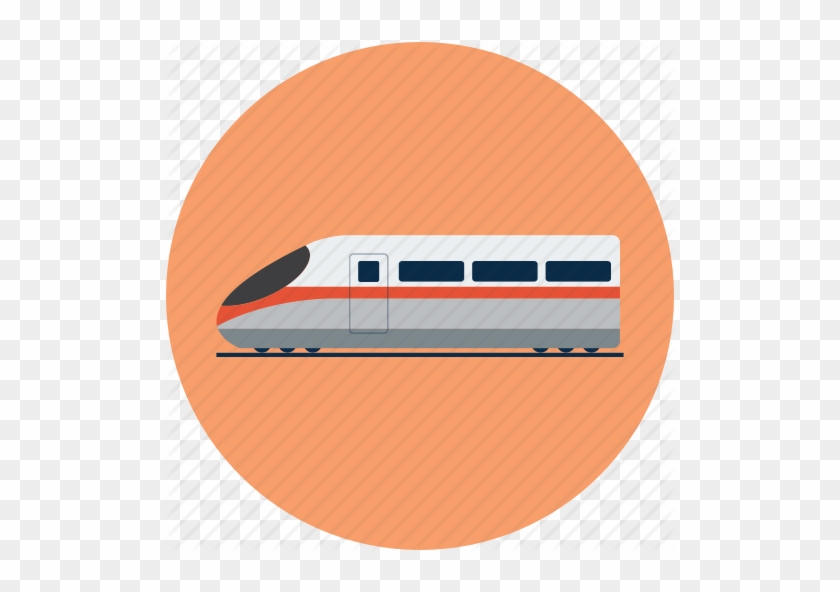 High-speed Train - Bullet Train Flat Icon #984517