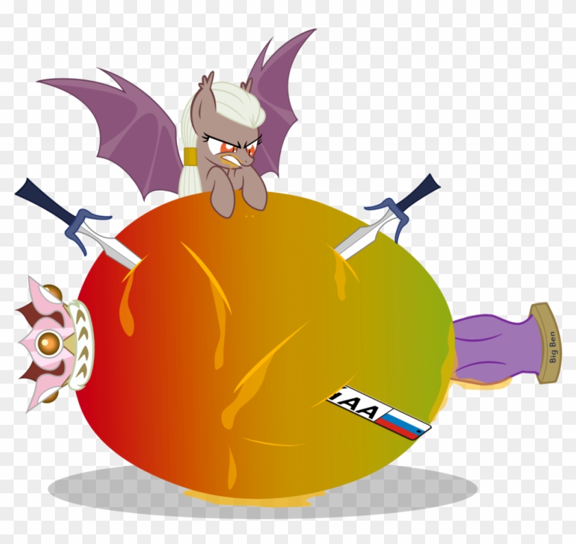 Carnelian Vs Mango King By Vectorvito On Deviantart - Bat Pony And Mangoes #984558