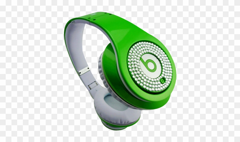 Headphones Beats By Dre Studio Ruby Diamond Color Green - Headphone Color Green #984822