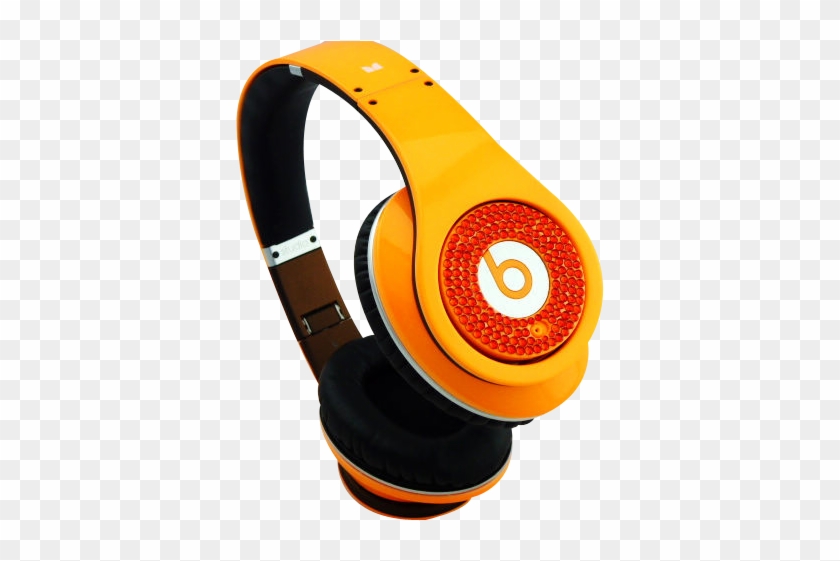 Headphones Beats By Dre Studio Ruby Diamond Color Orange - Orange And Blue Beats Headphones #984826