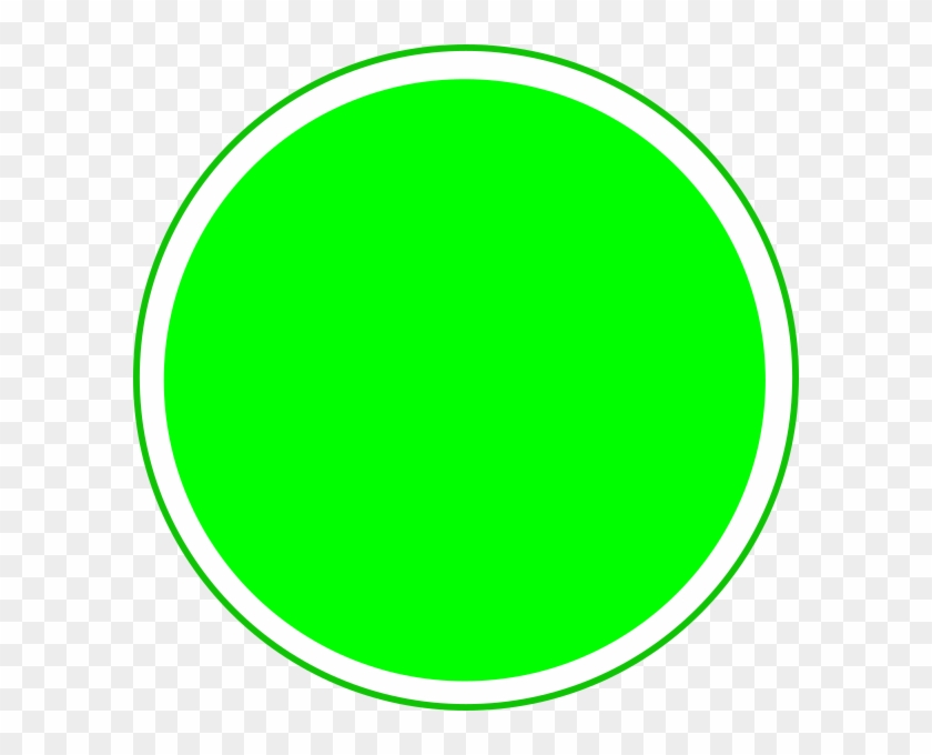 Green Circle Sign #984856