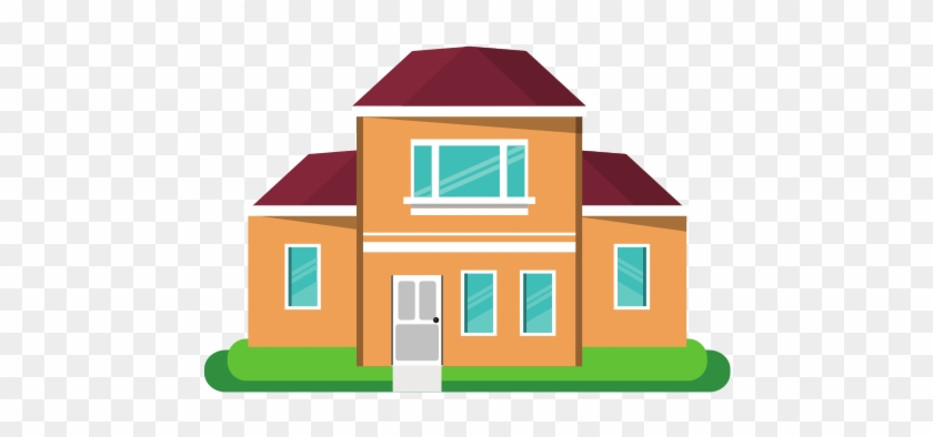 House Vector Illustration - Modern House Cartoon #984862