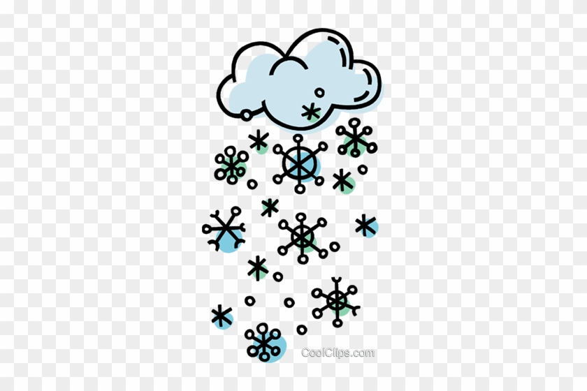 Storm Clouds With Snowflakes Royalty Free Vector Clip - Poem About Winter Season #984918