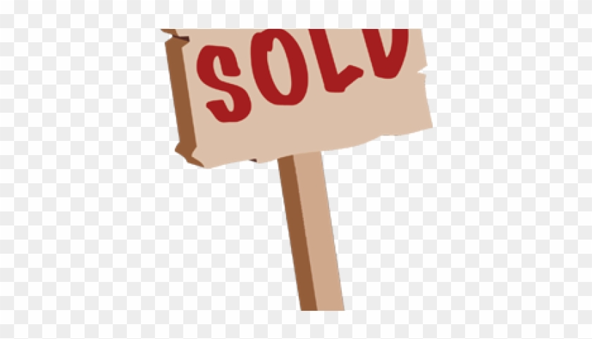 Real Estate Sold Sign Clip Art - Stop Sign #985070