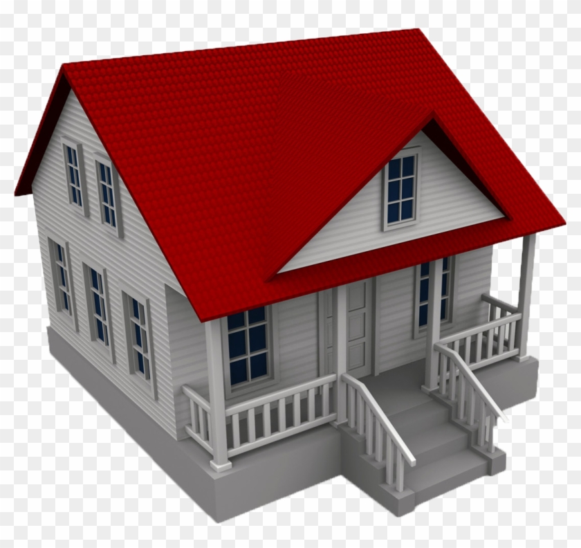 House 3d Computer Graphics Building 3d Rendering 3d - House 3d Clipart #985108