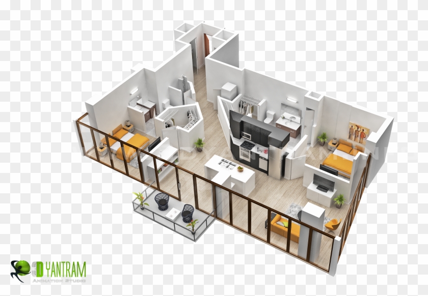 House Plan 3d Home Floor Plan Design - Verandah Residences Floor Plan #985168