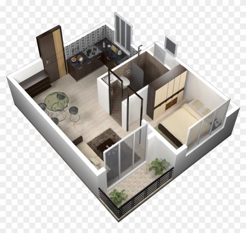 3d Plan - Floor Plan #985182