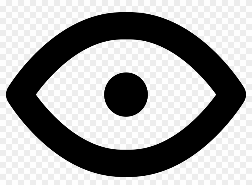 Open Eye Symbol Of Visualization Comments - Icon #985212
