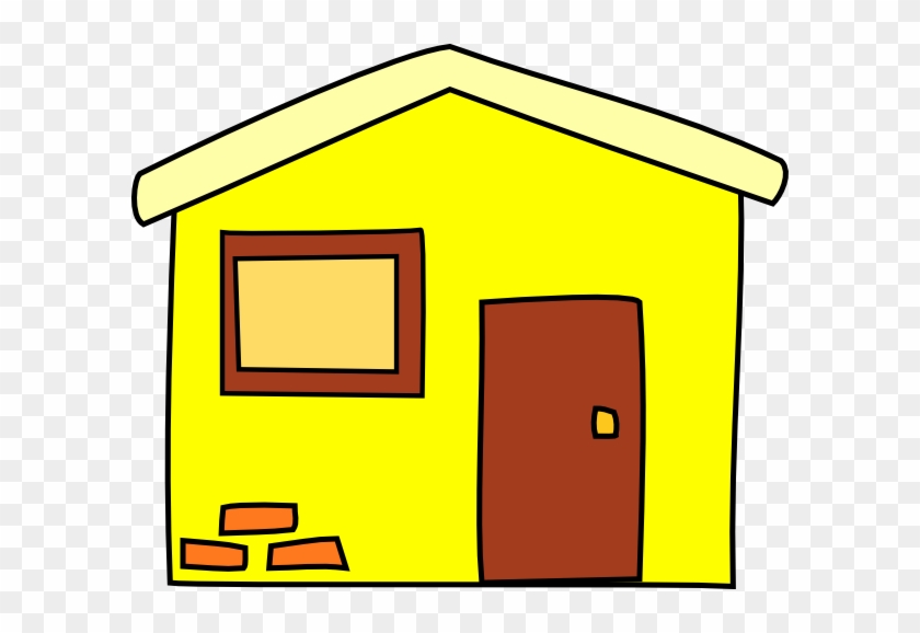 Yellow House Svg Clip Arts 600 X 498 Px - Home Clipart Transparent Background #985227