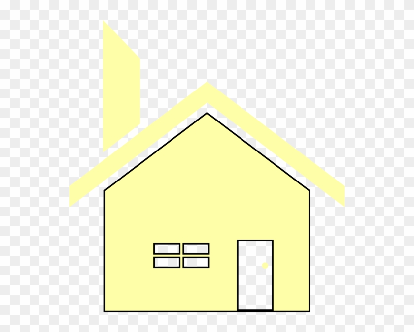 Yellow Simple House Clip Art At Clkercom Vector Online - Clip Art #985237