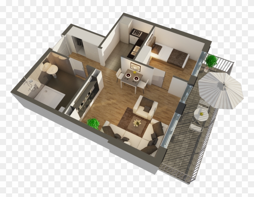 Grundrissexpose 3d - Floor Plan #985313
