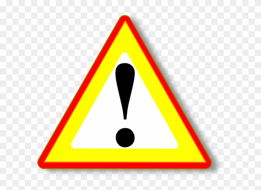 Red Warning Triangle Clip Art Images Femalecelebrity - Traffic Sign #985493