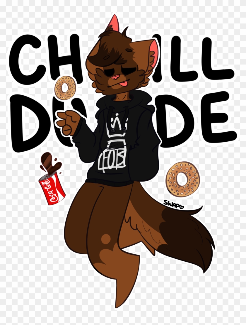 Chill Dude // Hoodie Design By Swap Fellys Art - Cartoon #985522