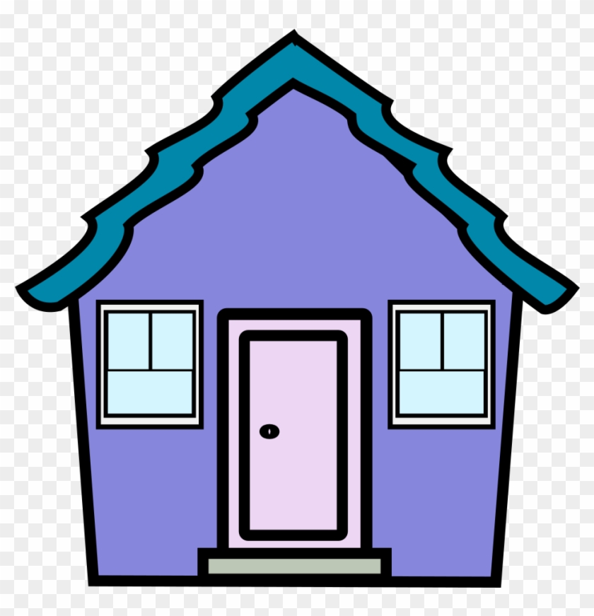 This Free Icons Png Design Of House, Purple - Clip Art #985559