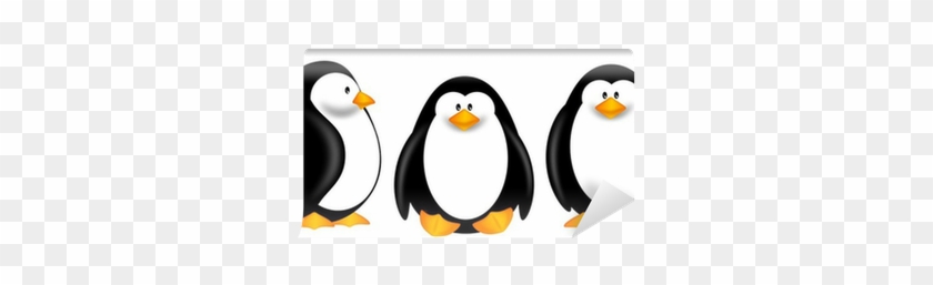 Cute Penguins Clipart Isolated On White Background - Cartoon Penguins #985583