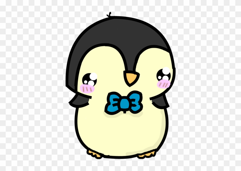 Cute Penguin Illustration - Chibi Penguin Transparent Background #985585