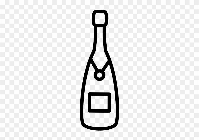 Champagne Bottle Free Icon - Business #985659