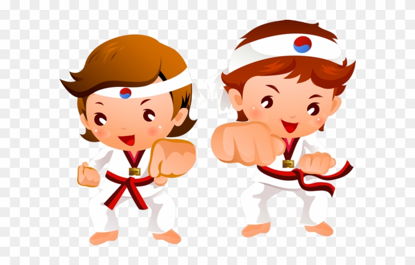 Personnages, Illustration, Individu, Personne, Gens - Martial Arts Cartoon Clip Art #985674