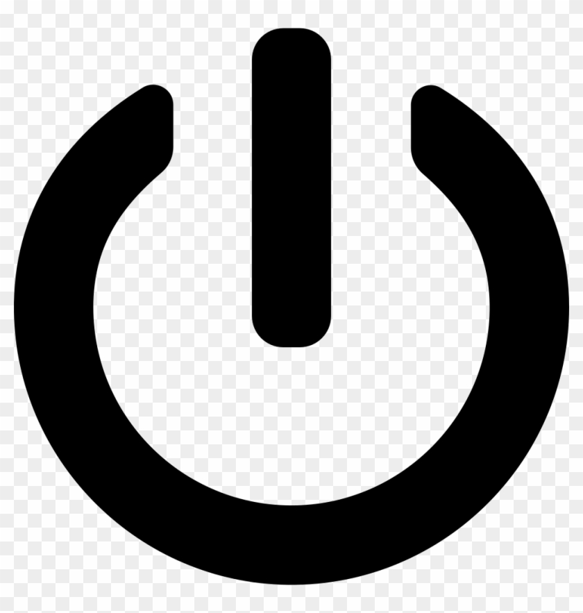 Exit Clipart Svg - Computer Power Button Icon #985707