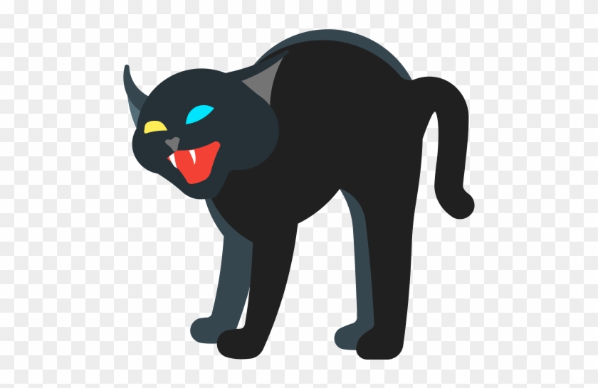 Animal, Cat, Feline, Halloween, Holidays, Scary Icon, - Scared Cat Cartoon Transparent #985756