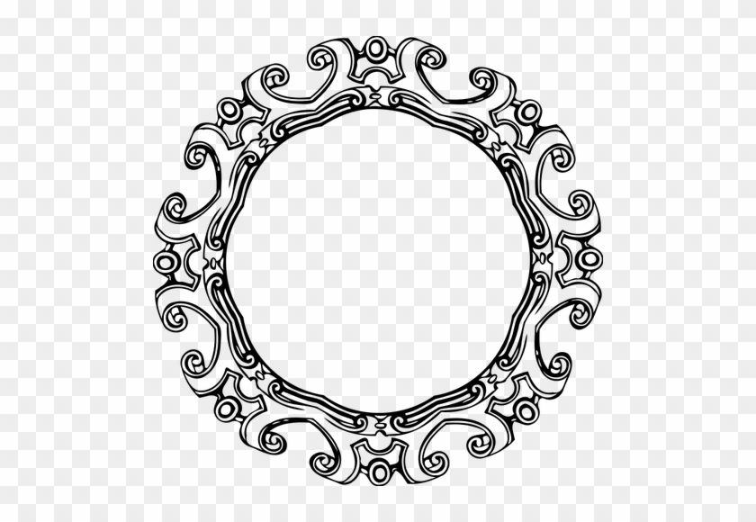 Mirror Clipart Circle Mirror - Mirror Drawing Png #985787