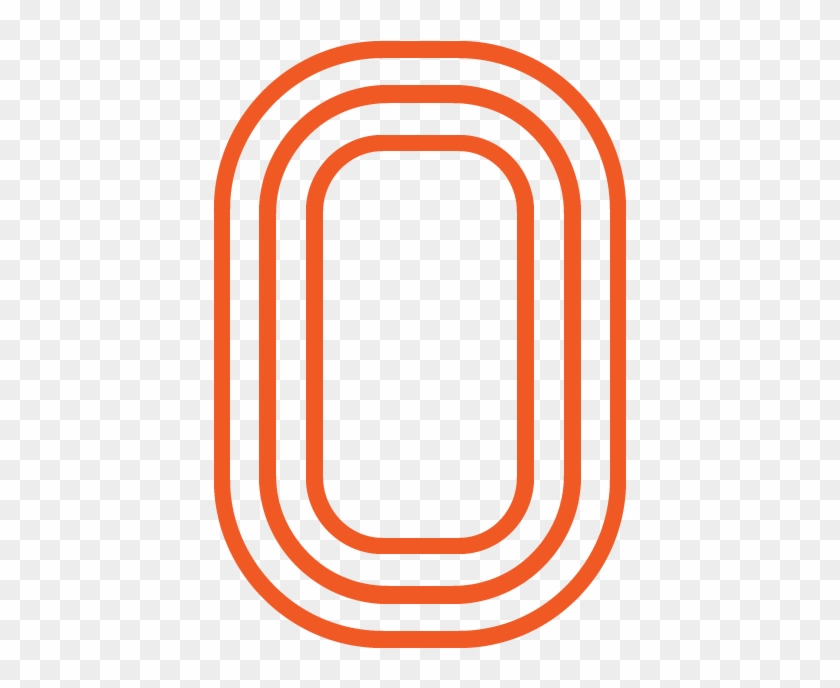 Large Orange Track - Circle #985821