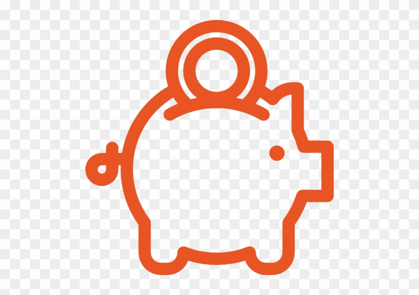 Burnt Orange Piggy-bank - Bank #985825