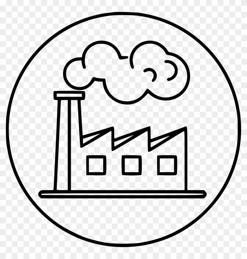 Factory Industry Polution Smoke Svg Png Icon Free Download - Circumference Of A Circle #985906