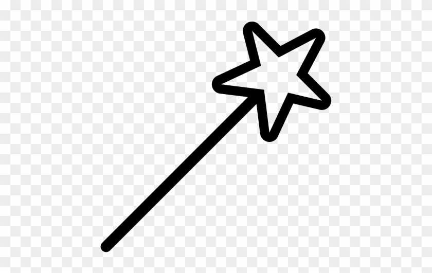 Magic, Magic Wand, Streamline Icon Icon Search Engine - Wand Outline #985968