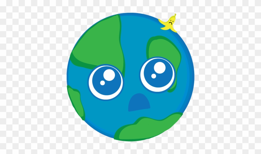 Sad Earth By Welikegroovyturtles - Cute Happy Earth Cartoon #986042