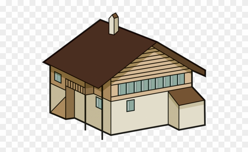 1051smallholder's House With Pottery - Cartoon #986121