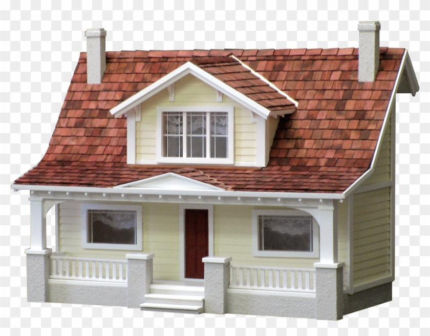 1/2 Inch Scale Classic Bungalow Dollhouse Kit - Dollhouse #986185