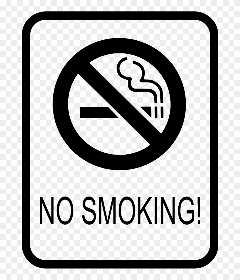 No Smoking Clipart, Vector Clip Art Online, Royalty - No Smoking Logo Vector #986258