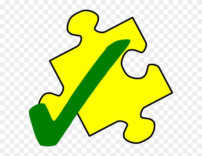 Jigsaw Check Clip Art - Arithmetic #986329