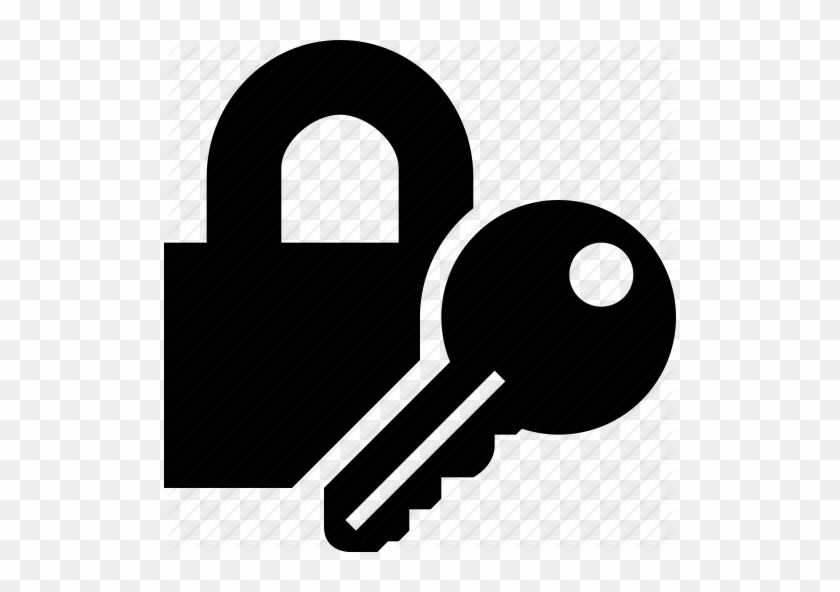 Key Lock Pictogram - Lock And Key Png #986343