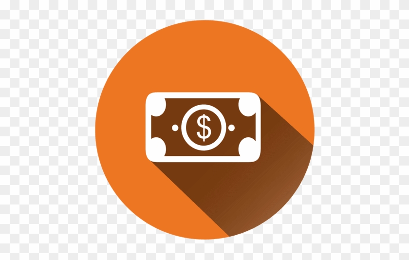 Dollar Bill Circle Icon - Dollar Icon Vector Png #986344