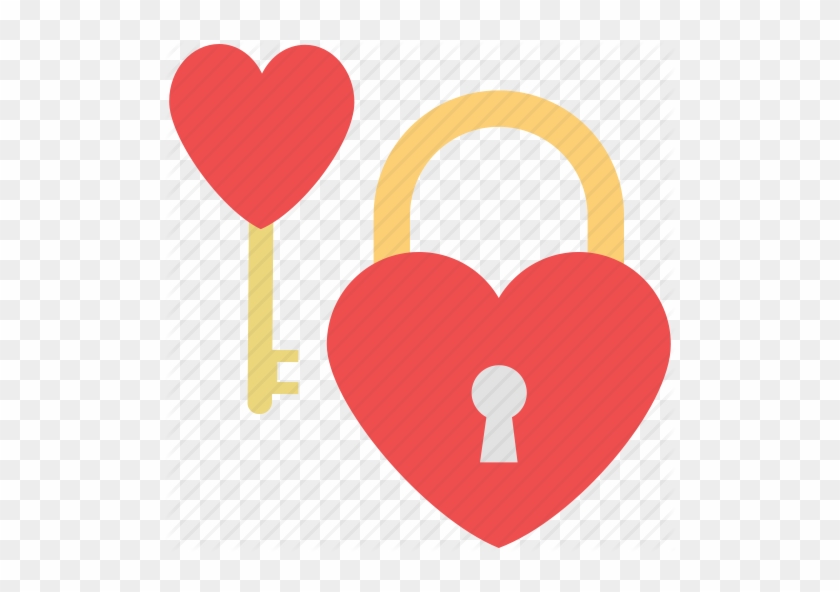 Love Locks Clipart - Key And Lock Love #986351