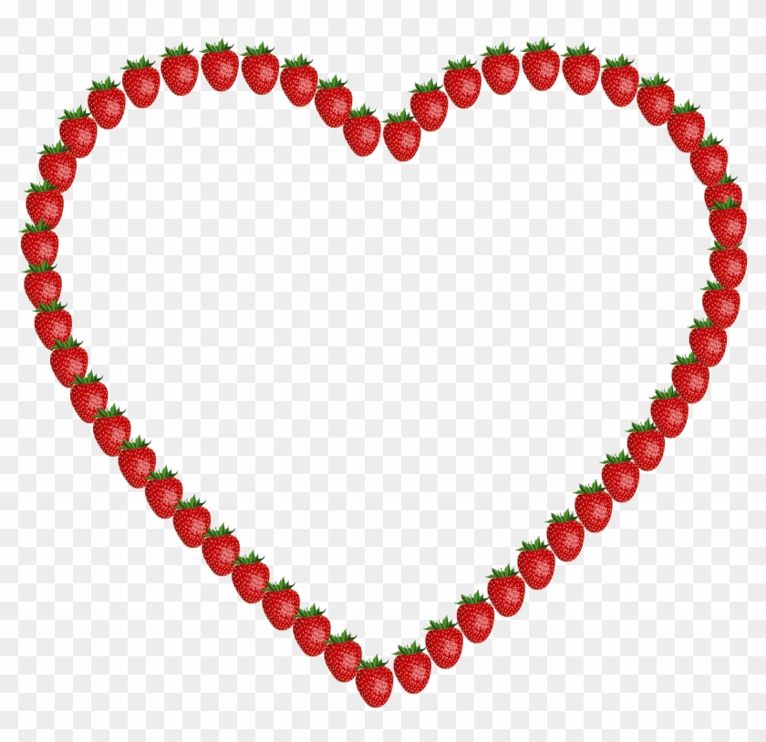 Strawberry Clipart Strawberry Heart - Strawberry Clipart Strawberry Heart #986354