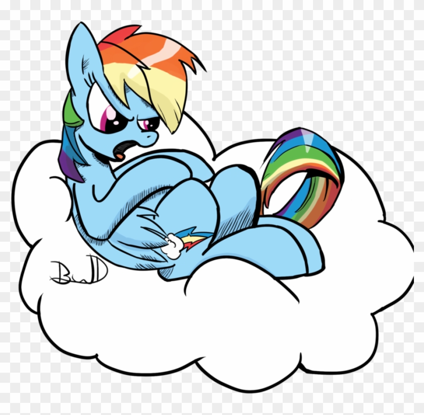 Angry Rainbow Dash By Silvy-winds - Rainbow Dash #986363