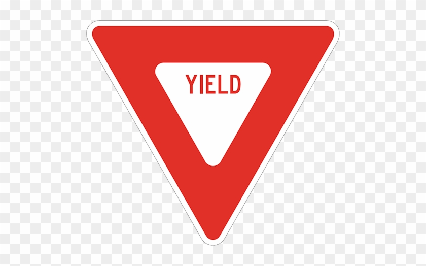 What Does This Sign Mean - Triangle Yield Sign #986414