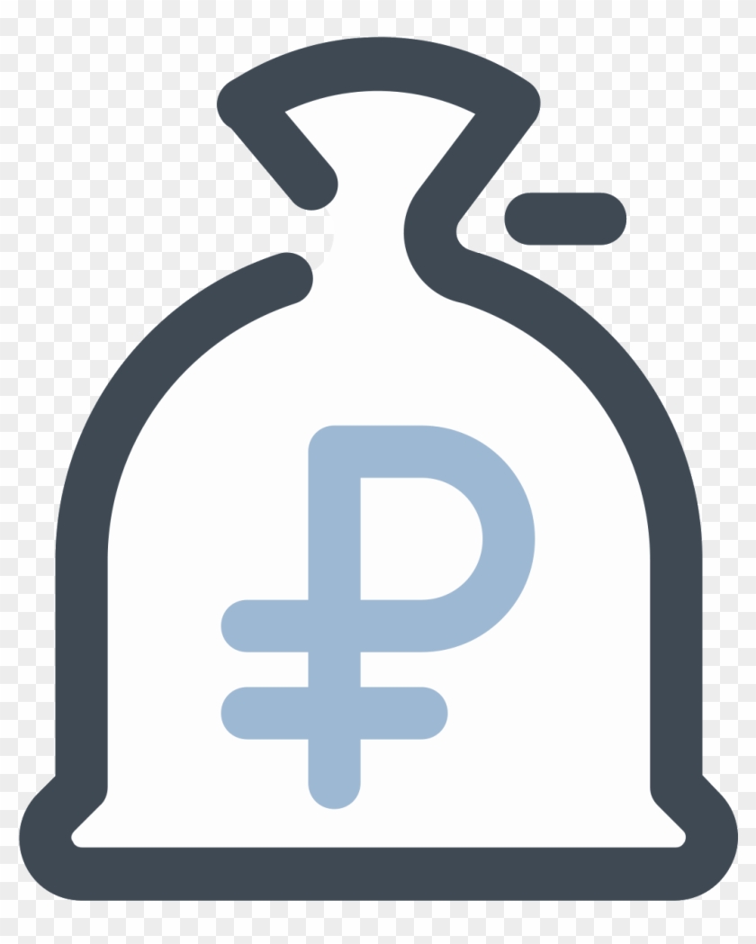 Money Bag Ruble Icon - Bitcoin Vector Png Icon #986439