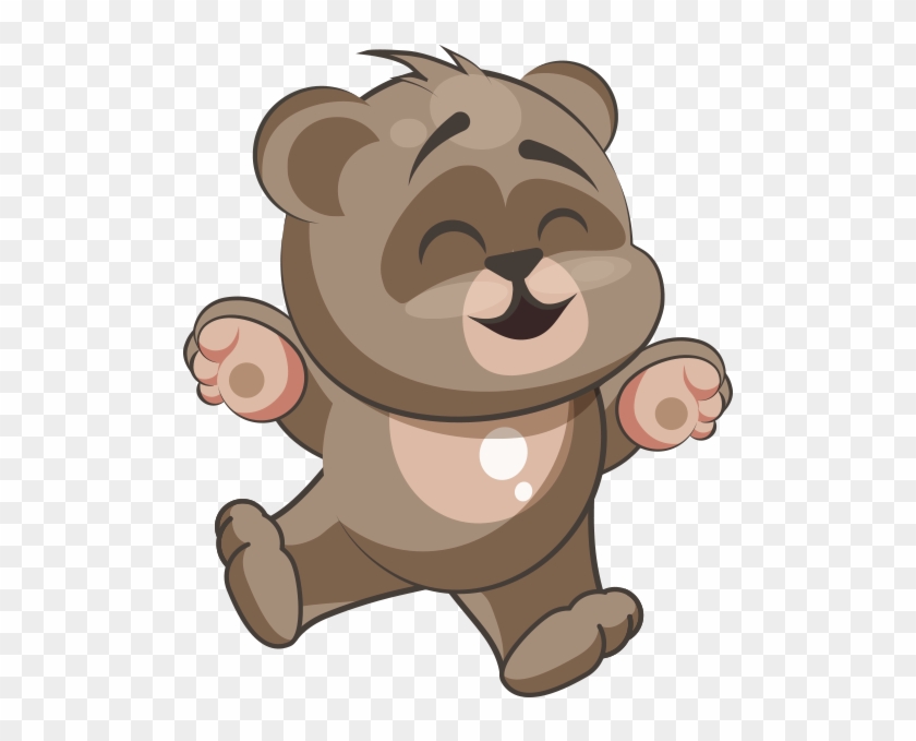 Cuddlebug Teddy Bear Emoji Stickers Messages Sticker - Cute Teddy Bear Emoji #986482