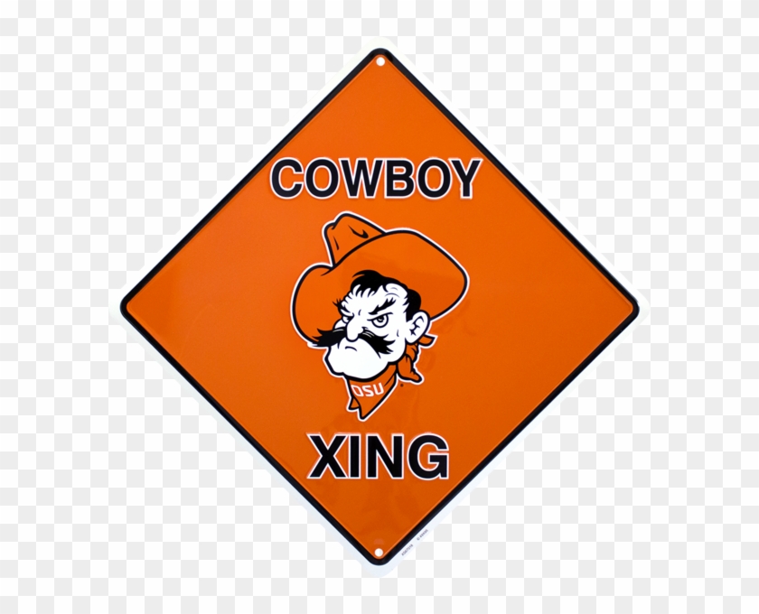Oklahoma State Cowboy Xing - Fanmats Ncaa Oklahoma State University Mascot Mat #986576