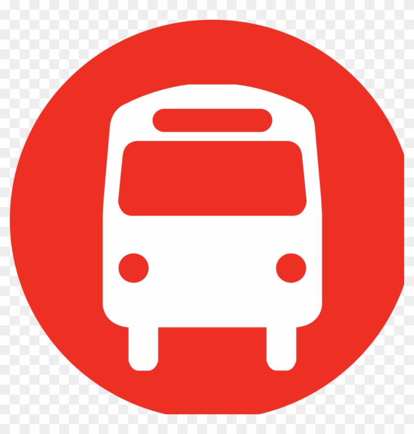 Red Bus Icon Image - Embankment Tube Station #986640